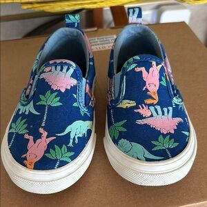 Blue Slip-On Sneakers with Playful Dinosaur Design, Old Navy